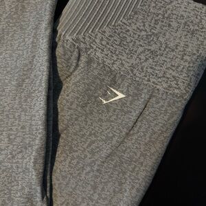 Gymshark Light Grey Marl Seamless Legging (Size M)